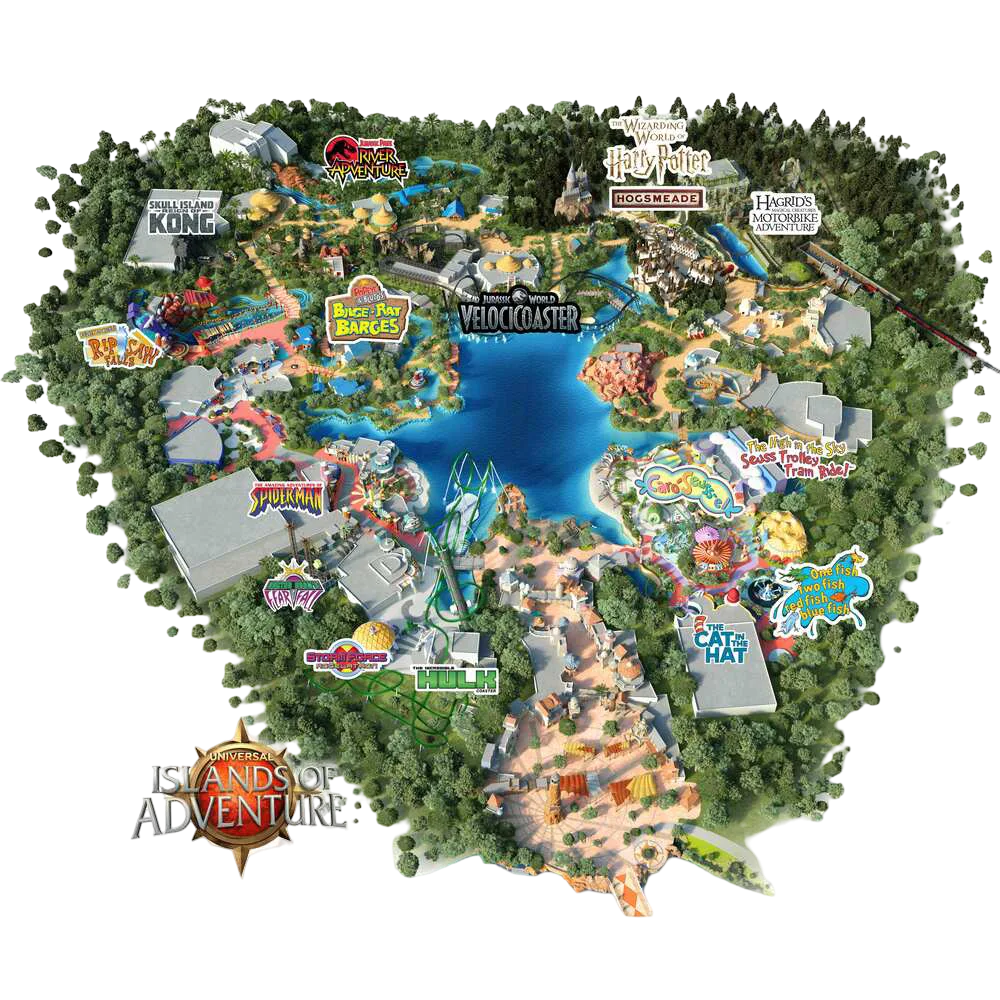 Islands of Adventure Map
