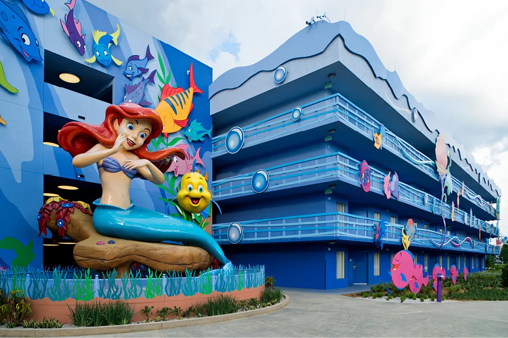 Vista de Disney’s Art of Animation Resort en Walt Disney World