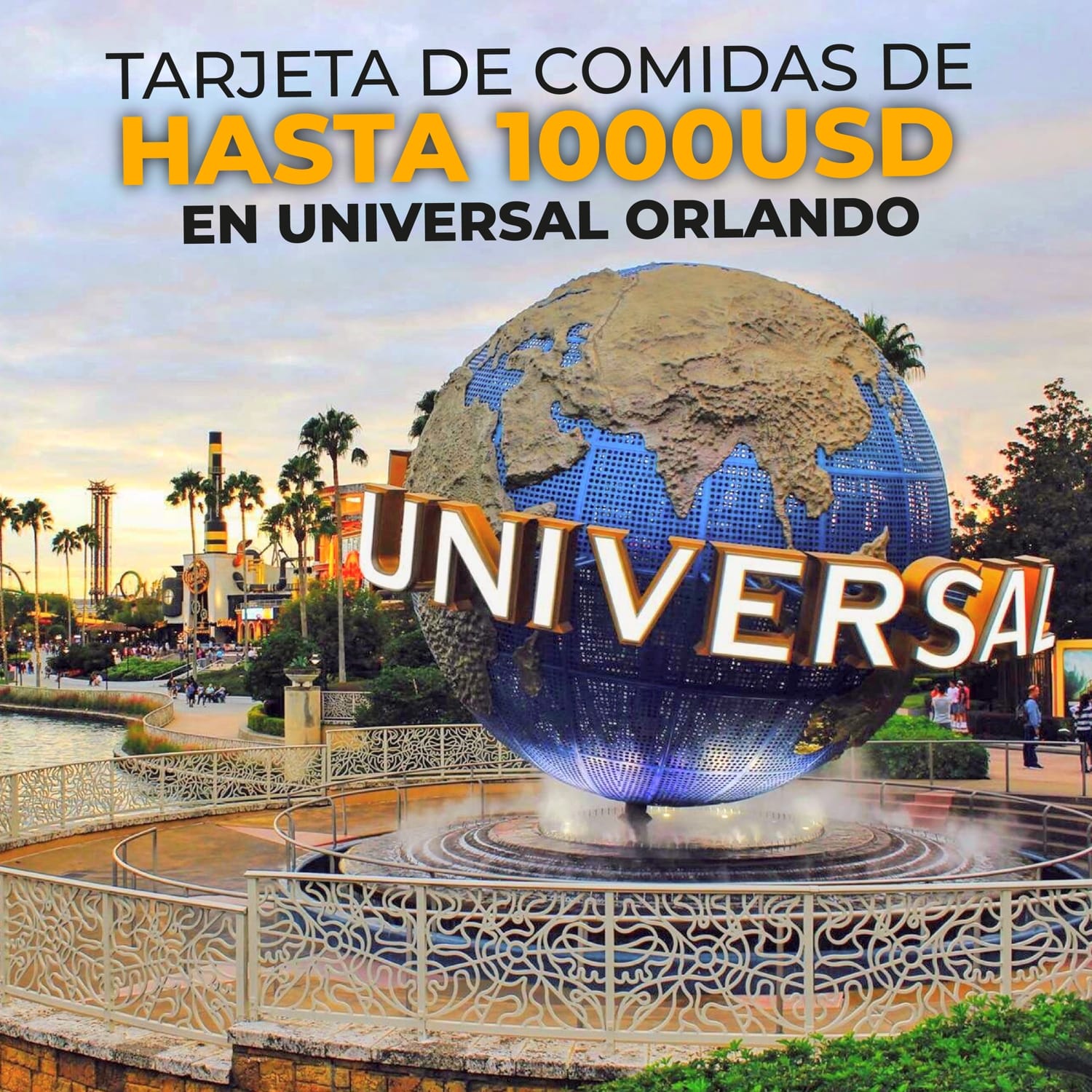 Tarjeta de comidas de hasta 1000USD en Universal - Magic Holidays ...