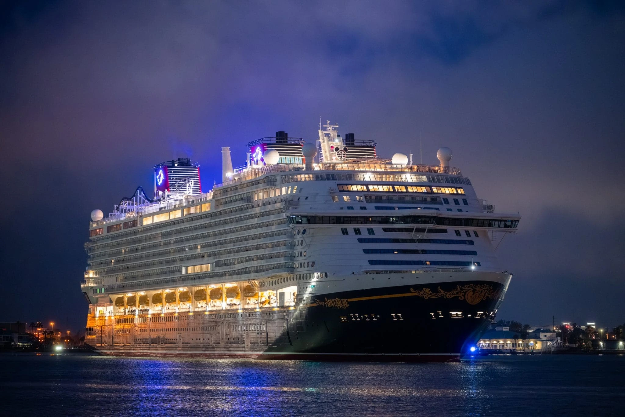 Fireworks on Disney cruises
