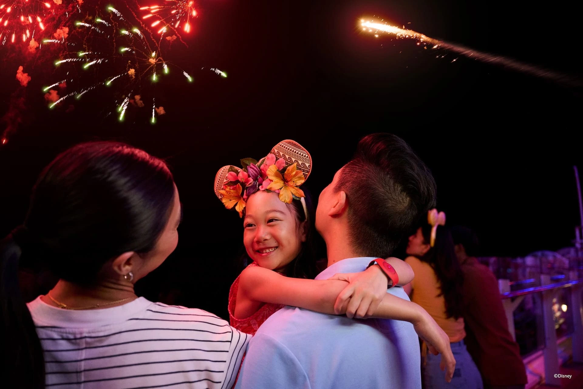 Fireworks on Disney cruises