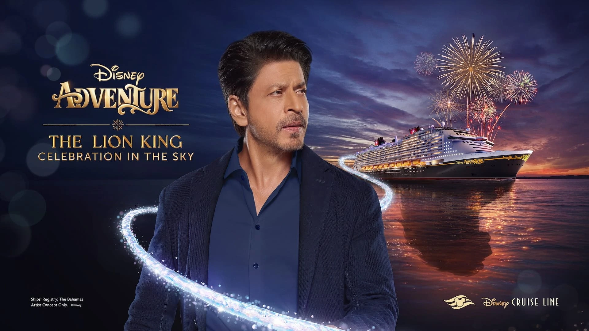 Fireworks on Disney cruises