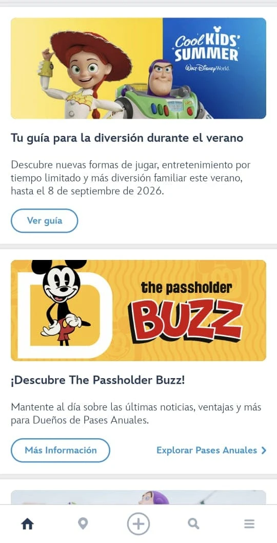My Disney Experience en español