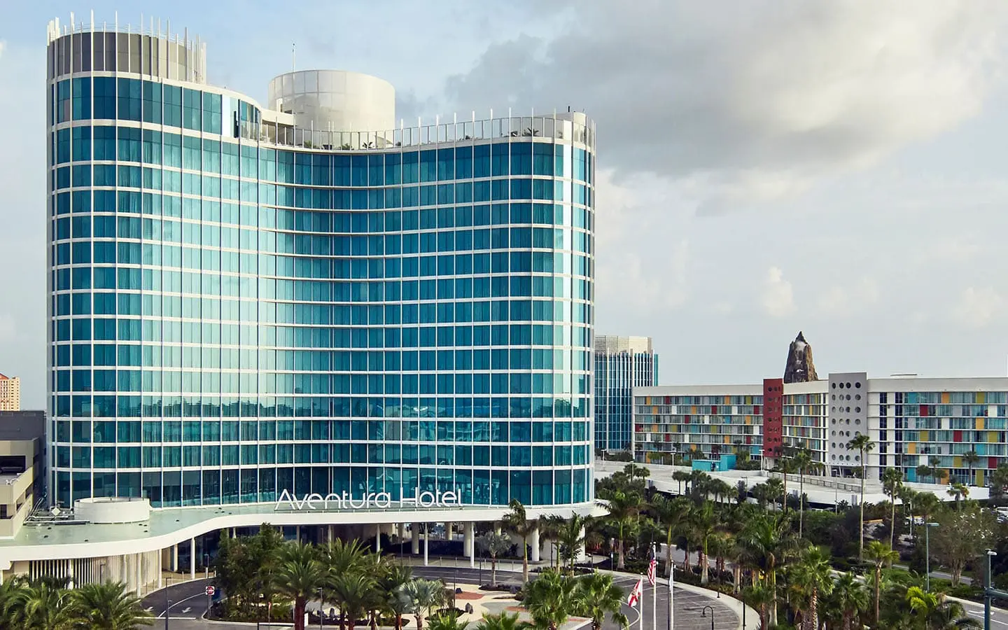 View of the Universal Aventura Hotel at Universal Orlando Resort
