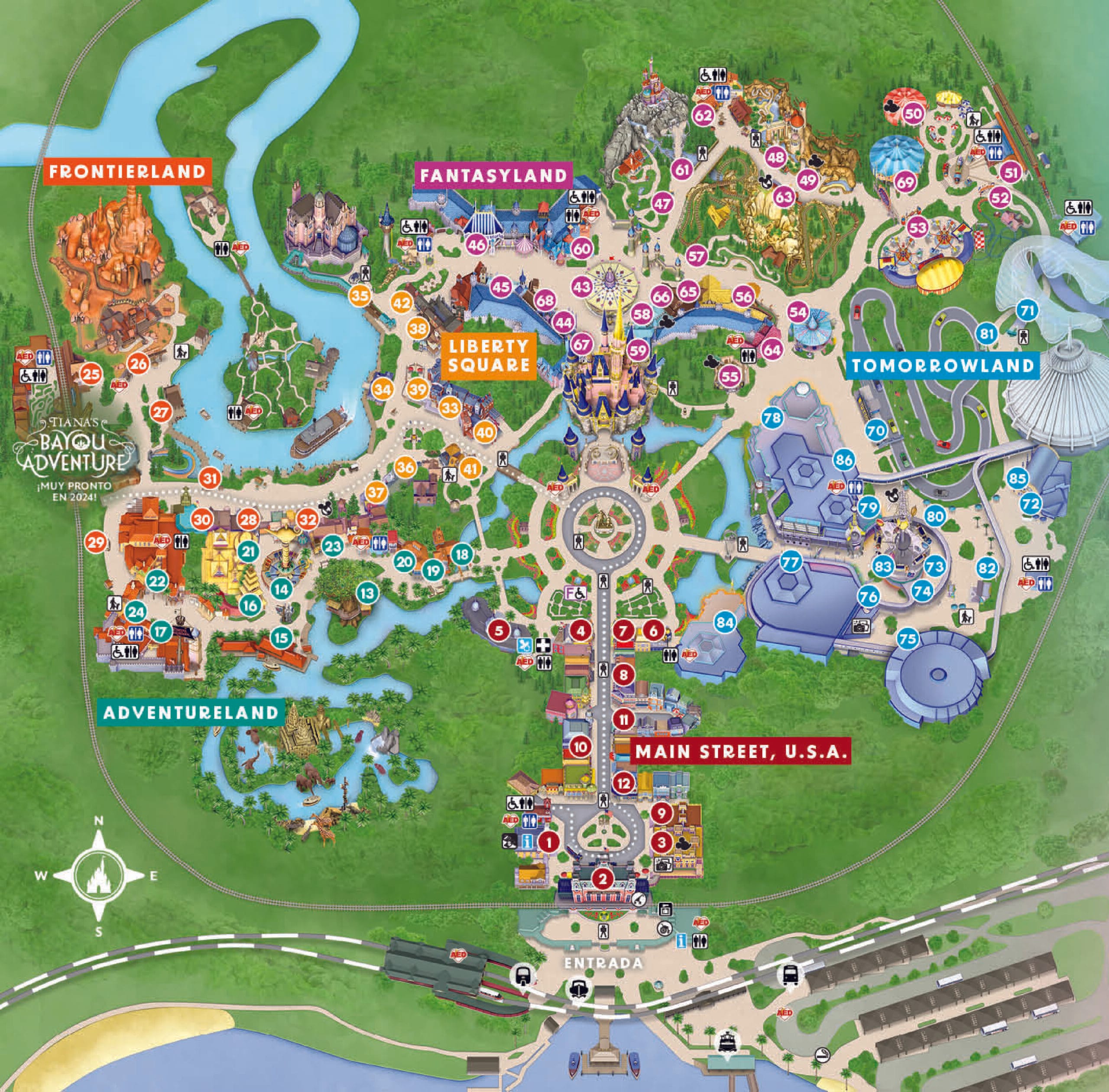 Mapa de Magic Kingdom