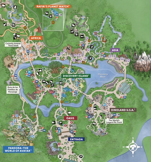 map of animal kingdom