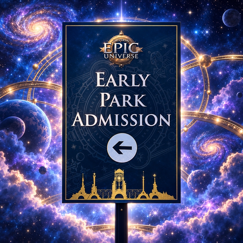 Early Park Admission benefit at Universal Orlando hotels